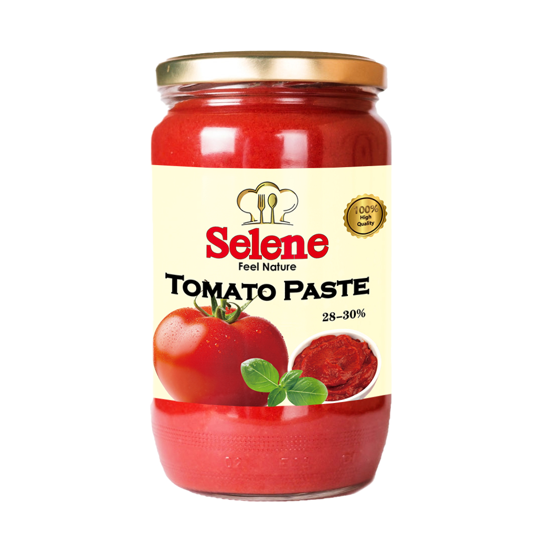 Pâte de tomate en pot en verre 500g