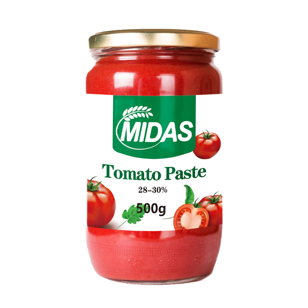 Pâte de tomate en pot en verre 500g